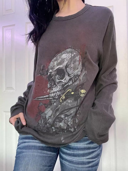 Skeleton Long Sleeve T-Shirt – Seraya Label Halloween Edit